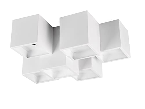 Trio Leuchten Deckenleuchte Fernando 604900631, Metall Weiß matt, exkl. 6x GU10 von Trio Leuchten