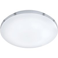 Trio Leuchten - Elegante schlichte led Badleuchte apart, Chrom, Acryl weiß, ø 35 cm von Trio Leuchten