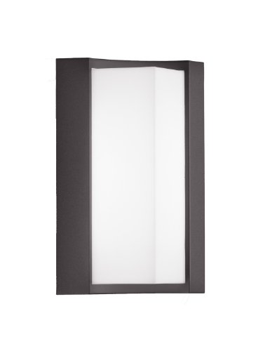 Trio Leuchten LED Außen-Wandleuchte, Aluminiumguss, inklusiv 6 W, Höhe 22 cm, anthrazit 220360142, Schwarz von Trio Leuchten