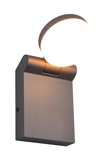 Trio Leuchten LED Außen Wandleuchte Adour 245560142, Aluminium Druckguss Anthrazit, Schirm Acryl Weiß, inkl. 7.5 Watt LED, Farbwechsel Trio Leuchten LED Außen Wandleuchte Adour 245560142, Aluminium Druckguss Anthrazit, Schirm Acryl Weiß, inkl. 7.5 Watt LED, Farbwechsel von Trio Leuchten