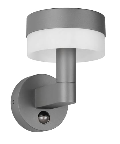 Trio Leuchten LED Außen Wandleuchte Mackenzie 230569142, Aluminium Druckguss, Kunststoff weiß, inkl. 8 Watt LED, Bewegungssensor, Anthrazit Trio Leuchten LED Außen Wandleuchte Mackenzie 230569142, Aluminium Druckguss, Kunststoff weiß, inkl. 8 Watt LED, Bewegungssensor, Anthrazit von Trio Leuchten