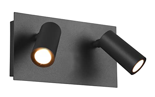 Trio Leuchten LED Außen Wandleuchte Tunga 222960242, Metall Anthrazit, inklusiv 2 x 3.5 Watt LED von Trio Leuchten