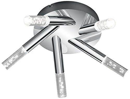 Trio Leuchten LED Deckenleuchte Bolsa 682410506, Metall chrom, 5x 3.1 Watt Trio Leuchten LED Deckenleuchte Bolsa 682410506, Metall chrom, 5x 3.1 Watt von Trio Leuchten