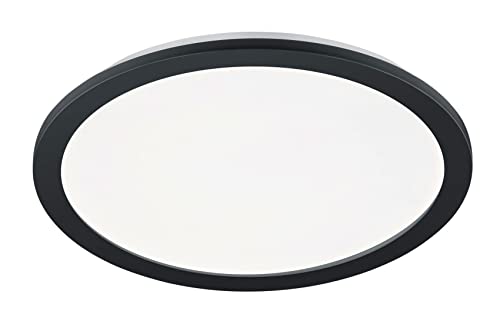 Trio Leuchten LED Bad Deckenleuchte Camilla 689214032, Kunststoff Schwarz matt, inklusiv 20 Watt LED, Switch Dimmer Trio Leuchten LED Bad Deckenleuchte Camilla 689214032, Kunststoff Schwarz matt, inklusiv 20 Watt LED, Switch Dimmer von Trio Leuchten