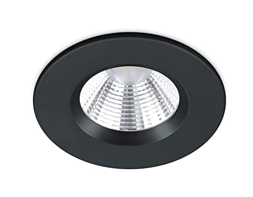 Trio Leuchten LED Bad Einbauleuchte Zenia 680710132, Metall Schwarz matt, inklusiv 5.5 Watt LED von Trio Leuchten