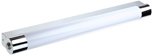 Trio Leuchten LED-Bad-Wandleuchte in Chrom, inklusive 1 x 9W LED mit Schalter und Steckdose, Breite 64 cm 281570906 von Trio Leuchten