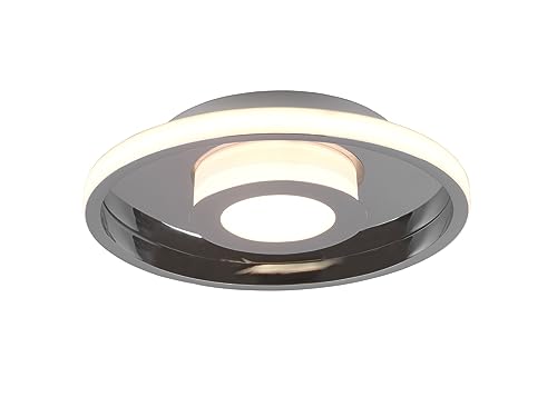 Trio Leuchten LED Badezimmer Deckenleuchte Ascari 680810306, Metall Chrom, inkl. 28 Watt LED, Switch Dimmer von Trio Leuchten