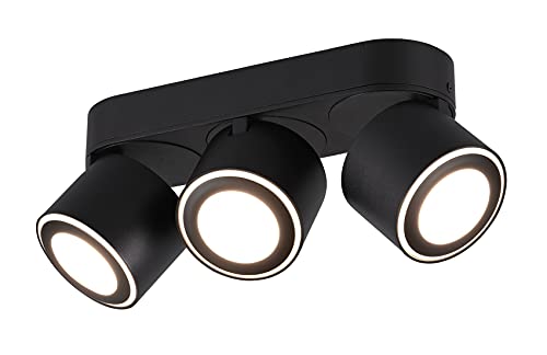 Trio Leuchten LED Deckeneinbau u. Aufbauleuchte Taurus 652910332, Metall Schwarz matt, inkl. 3x 3.5 Watt + 3x 1.5 Watt LED Trio Leuchten LED Deckeneinbau u. Aufbauleuchte Taurus 652910332, Metall Schwarz matt, inkl. 3x 3.5 Watt + 3x 1.5 Watt LED von Trio Leuchten