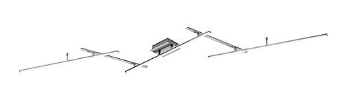 Trio Leuchten LED Deckenleuchte Arvin 628410507, Metall Nickel matt, inkl. 22 Watt LED, Fernbedienung, Farbwechsel von Trio Leuchten