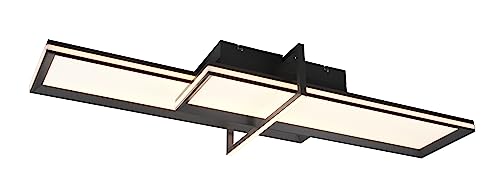 Trio Leuchten LED Deckenleuchte Charleston 672110542, Aluminium Anthrazit, inkl. 22 Watt & 12 Watt LED von Trio Leuchten