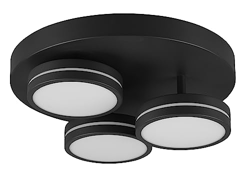 Trio Leuchten LED Deckenleuchte Franklin 626510342, Metall Anthrazit, inkl. 8.5 Watt LED, Switch Dimmer von Trio Leuchten