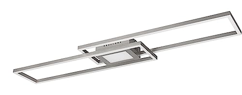 Trio Leuchten LED Deckenleuchte Ganado 670710507, Metall Nickel matt, inkl. 38 Watt LED, Fernbedienung, Farbwechsler, Nachtlicht Trio Leuchten LED Deckenleuchte Ganado 670710507, Metall Nickel matt, inkl. 38 Watt LED, Fernbedienung, Farbwechsler, Nachtlicht von Trio Leuchten