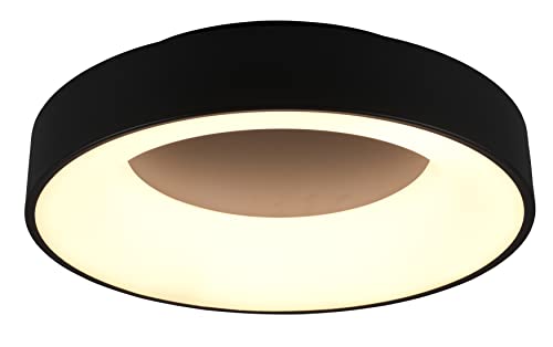 Trio Leuchten LED Deckenleuchte Girona 671210132, Metall Schwarz matt, Acryl, inklusiv 27 Watt LED, Dimmer, Memory Funktion, Nachtlicht, Fernbedienung Trio Leuchten LED Deckenleuchte Girona 671210132, Metall Schwarz matt, Acryl, inklusiv 27 Watt LED, Dimmer, Memory Funktion, Nachtlicht, Fernbedienung von Trio Leuchten