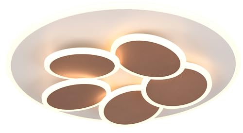 Trio Leuchten LED Deckenleuchte Mandala 653210676, Metall Warm Grey/Coffee, inkl. 35 Watt LED, Fernbedienung, Switch Dimmer, Lichtfarbe einstellbar, Timer, Nachtlicht Trio Leuchten LED Deckenleuchte Mandala 653210676, Metall Warm Grey/Coffee, inkl. 35 Watt LED, Fernbedienung, Switch Dimmer, Lichtfarbe einstellbar, Timer, Nachtlicht von Trio Leuchten