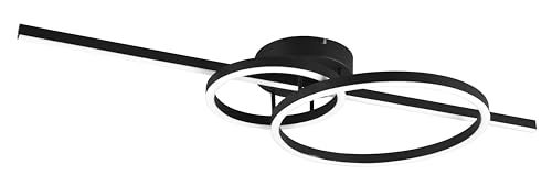 Trio Leuchten LED Deckenleuchte Montilla 643010332, Metall Schwarz matt, Acryl, inkl. 54 Watt LED, Fernbedienung Trio Leuchten LED Deckenleuchte Montilla 643010332, Metall Schwarz matt, Acryl, inkl. 54 Watt LED, Fernbedienung von Trio Leuchten