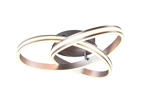 Trio Leuchten LED Deckenleuchte Nuria 626210107, Metall Nickel matt, Acryl, inkl. 58 Watt LED, Switch Dimmer Trio Leuchten LED Deckenleuchte Nuria 626210107, Metall Nickel matt, Acryl, inkl. 58 Watt LED, Switch Dimmer von Trio Leuchten