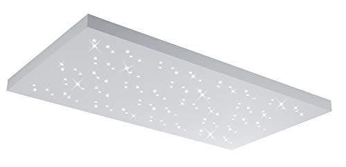 Trio Leuchten LED Deckenleuchte Titus 676611031, Metall / Aluminium, 48 Watt, Helligkeit und Lichtfarbe einstellbar, Weiß, 110x60cm von Trio Leuchten