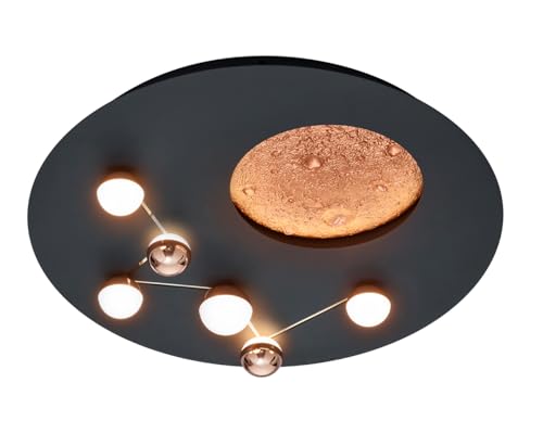 Trio Leuchten LED Deckenleuchte Zodiac 644810132, Metall Schwarz matt, inkl. 42 Watt LED, Switch Dimmer Trio Leuchten LED Deckenleuchte Zodiac 644810132, Metall Schwarz matt, inkl. 42 Watt LED, Switch Dimmer von Trio Leuchten