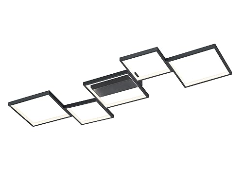 Trio Leuchten LED Deckenleuchten Sorrento 627710532, Metall Schwarz matt, inkl. 34 Watt LED, Switch Dimmer Trio Leuchten LED Deckenleuchten Sorrento 627710532, Metall Schwarz matt, inkl. 34 Watt LED, Switch Dimmer von Trio Leuchten