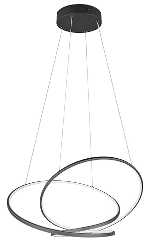 Trio Leuchten LED Pendelleuchte Darvin 349119132, Metall Schwarz matt, inkl. 52 Watt LED, Lichtfarbe einstellbar, Switch Dimmer Trio Leuchten LED Pendelleuchte Darvin 349119132, Metall Schwarz matt, inkl. 52 Watt LED, Lichtfarbe einstellbar, Switch Dimmer von Trio Leuchten