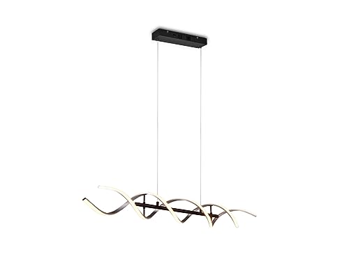 Trio Leuchten LED Pendelleuchte Sequence 341810205, Aluminium Schwarz matt, inkl. 45 Watt LED, Switch Dimmer, Farbwechsel Trio Leuchten LED Pendelleuchte Sequence 341810205, Aluminium Schwarz matt, inkl. 45 Watt LED, Switch Dimmer, Farbwechsel von Trio Leuchten