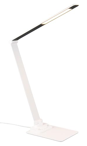 Trio Leuchten LED Schreibtischleuchte Travis 545310131, Metall Weiß matt, inkl. 6.5 Watt LED, Dimmer, Lichtfarbe einstellbar, USB & USB-C Anschluss mit Ladefunktion Trio Leuchten LED Schreibtischleuchte Travis 545310131, Metall Weiß matt, inkl. 6.5 Watt LED, Dimmer, Lichtfarbe einstellbar, USB & USB-C Anschluss mit Ladefunktion von Trio Leuchten