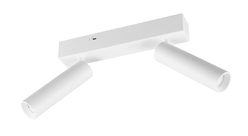 Trio Leuchten LED Spotleuchte Ambala 849210231, Metall Weiß matt, inkl. 2x 5.5 Watt LED, Lichtfarbe einstellbar, Switch Dimmer von Trio Leuchten