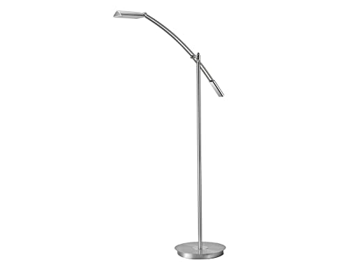 Trio Leuchten LED Stehleuchte Verdona 420810107, Metall Nickel matt, inkl. 12 Watt LED, Dimmer, 70 x 27 x 130 cm Trio Leuchten LED Stehleuchte Verdona 420810107, Metall Nickel matt, inkl. 12 Watt LED, Dimmer, 70 x 27 x 130 cm von Trio Leuchten