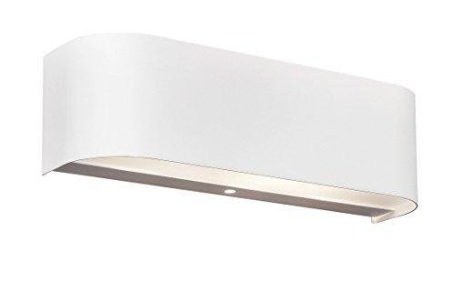 Trio Leuchten LED Wandleuchte 220810201 Adriano Aluminium weiß, Glas weiß satiniert, 2 x 3.1 Watt LED Trio Leuchten LED Wandleuchte 220810201 Adriano Aluminium weiß, Glas weiß satiniert, 2 x 3.1 Watt LED von Trio Leuchten