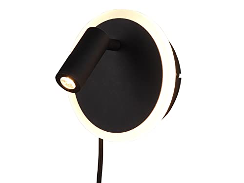 Trio Leuchten LED Wandleuchte Jordan 229210232, Metall Schwarz matt, inkl. 5 Watt + 2 Watt LED Trio Leuchten LED Wandleuchte Jordan 229210232, Metall Schwarz matt, inkl. 5 Watt + 2 Watt LED von Trio Leuchten