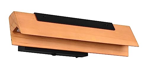 Trio Leuchten LED Wandleuchte Kerala 241670132, Metall Schwarz matt, Holz naturbelassen, inkl. 9 Watt LED, Switch Dimmer von Trio Leuchten