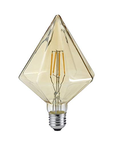 Trio Leuchten Leuchtmittel Glas E27, 4 W, braun getönt Höhe 16,8cm, 901-479 von Trio Leuchten