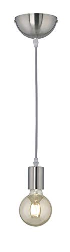Trio Leuchten Pendelleuchte Cord 310100107, Metall Nickel matt, exkl. 1 x E27 von Trio Leuchten