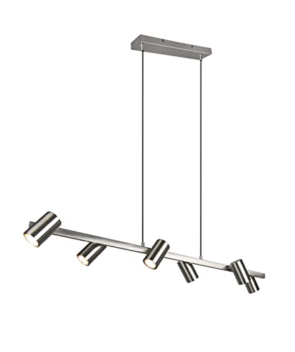 Trio Leuchten Pendelleuchte Marley 302400607, Metall Nickel matt, exkl. 6x GU10 von Trio Leuchten