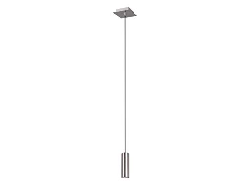 Trio Leuchten Pendelleuchte Marley 312400107, Metall Nickel matt, Pendel 1-flammig, exkl. 1 x GU10 von TRIO LIGHTING FOR YOU