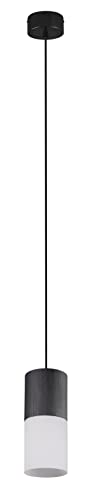 Trio Leuchten Pendelleuchte Robin 310600101, Metall Schwarz matt, Glas Weiß matt, exklusiv 1x E27 Trio Leuchten Pendelleuchte Robin 310600101, Metall Schwarz matt, Glas Weiß matt, exklusiv 1x E27 von Trio Leuchten