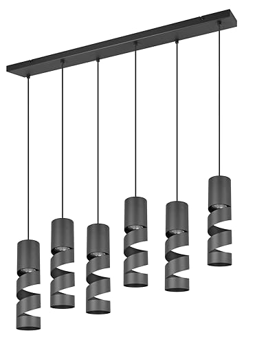 Trio Leuchten Pendelleuchte Stream 364000632, Metall Schwarz matt, exkl. 6x GU10 Trio Leuchten Pendelleuchte Stream 364000632, Metall Schwarz matt, exkl. 6x GU10 von Trio Leuchten