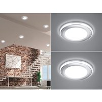 Runder led Deckeneinbaustrahler 2er Set in Silber Chromfarben ø 8,2cm Runder led Deckeneinbaustrahler 2er Set in Silber Chromfarben ø 8,2cm von Trio Leuchten