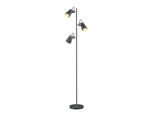 Trio Leuchten Stehleuchte Edward 408800332, Metall Schwarz matt/goldfarbig, exkl. 3x E14 Trio Leuchten Stehleuchte Edward 408800332, Metall Schwarz matt/goldfarbig, exkl. 3x E14 von Trio Leuchten