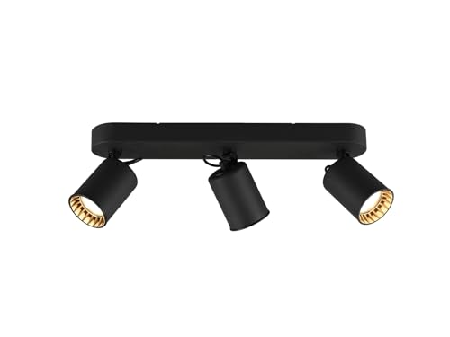 Trio Leuchten Strahler Pago 803500332, Metall Schwarz matt, exkl. 3x GU10 Trio Leuchten Strahler Pago 803500332, Metall Schwarz matt, exkl. 3x GU10 von Trio Leuchten