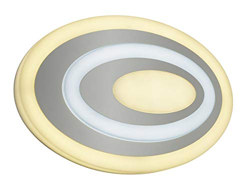 Trio Leuchten Subara 274510107 LED Wandleuchte, Acryl weiß/Nickel matt, 20 Watt, Switch Dimmer von TRIO LIGHTING FOR YOU