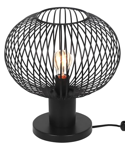 Trio Leuchten Tischleuchte Gila 565790132, Metall Schwarz matt, exkl. 1x E27 von Trio Leuchten