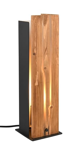 Trio Leuchten Tischleuchte Karuni 563300130, Metall Schwarz matt, Holz naturbelassen, exkl. 1x E27 Trio Leuchten Tischleuchte Karuni 563300130, Metall Schwarz matt, Holz naturbelassen, exkl. 1x E27 von Trio Leuchten
