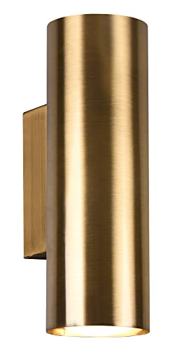 Trio Leuchten Wandleuchte Marley 212400204, Metall Altmessing, exklusiv Leuchtmittel 2x GU10, Up and down Beleuchtung von TRIO LIGHTING FOR YOU