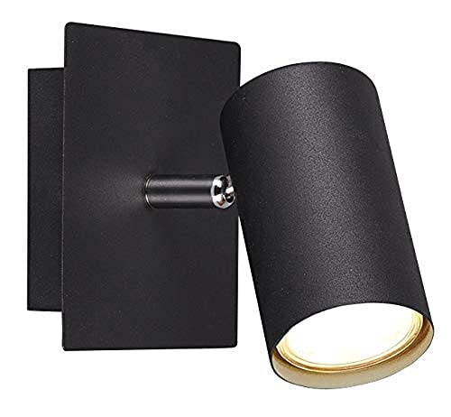 Trio Leuchten Wandspot Marley 802400132, Metall Schwarz matt, Wandspot 1-flammig, exkl. 1 x GU10 von Trio Leuchten