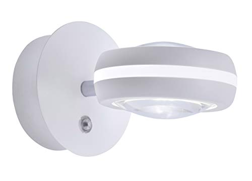 Trio Leuchten WiZ LED Wandleuchte Vista 255410231, 2x3.8 Watt RGBW LED mit 16 Mio. Farben + 64.000 Weißtöne + 18 Licht-Szenen, Steuerung über App + Sprachsteuerung + Fernbedienung + Wandschalter von Trio Leuchten
