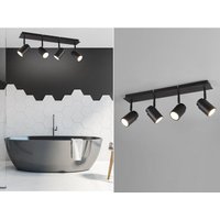 Led Deckenstrahler Badezimmerlampe Schwarz 4-flammig, Breite 52cm Led Deckenstrahler Badezimmerlampe Schwarz 4-flammig, Breite 52cm von Trio Leuchten