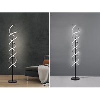 Led Stehleuchte sequence dimmbar Lichtfarbe einstellbar Silber 150cm von Trio Leuchten