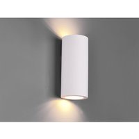 Wandlampe zazou - Spot Gipsleuchte Weiß Up and Down bemalbar, Höhe 16,5cm von Trio