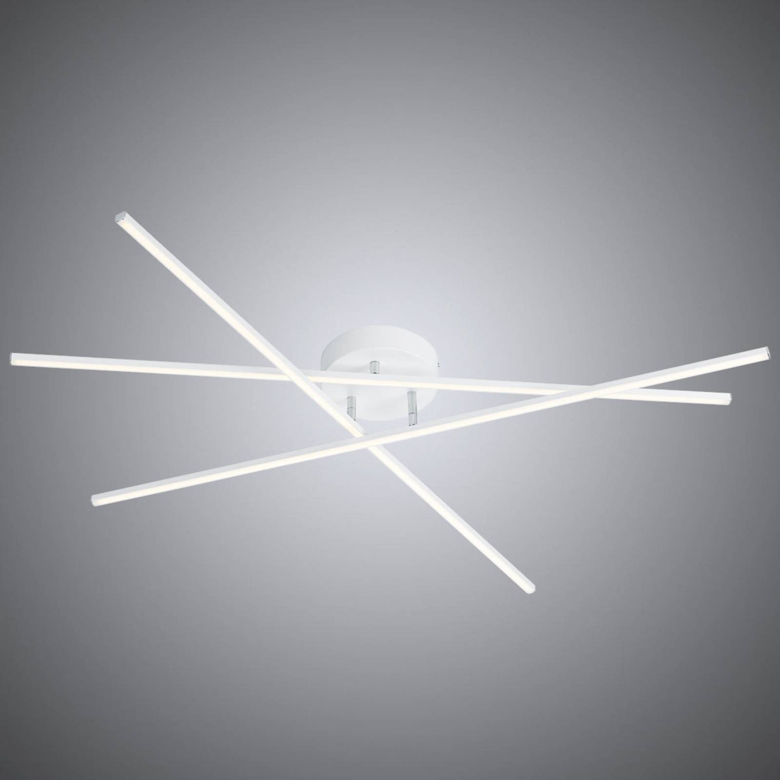 Weiße LED-Deckenlampe Tiriac, Switchdim-Funktion von Trio Lighting